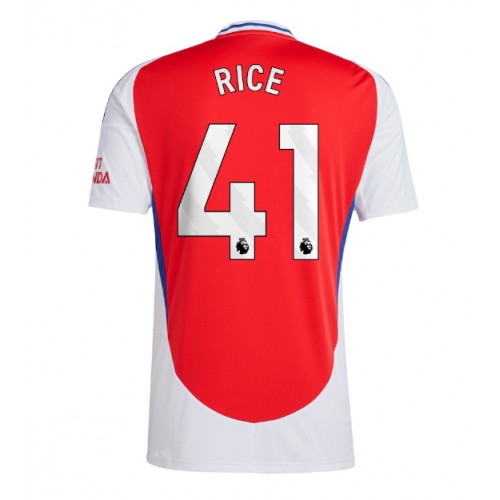 Pánský Fotbalový dres Arsenal Declan Rice #41 2024-25 Domácí Krátký Rukáv